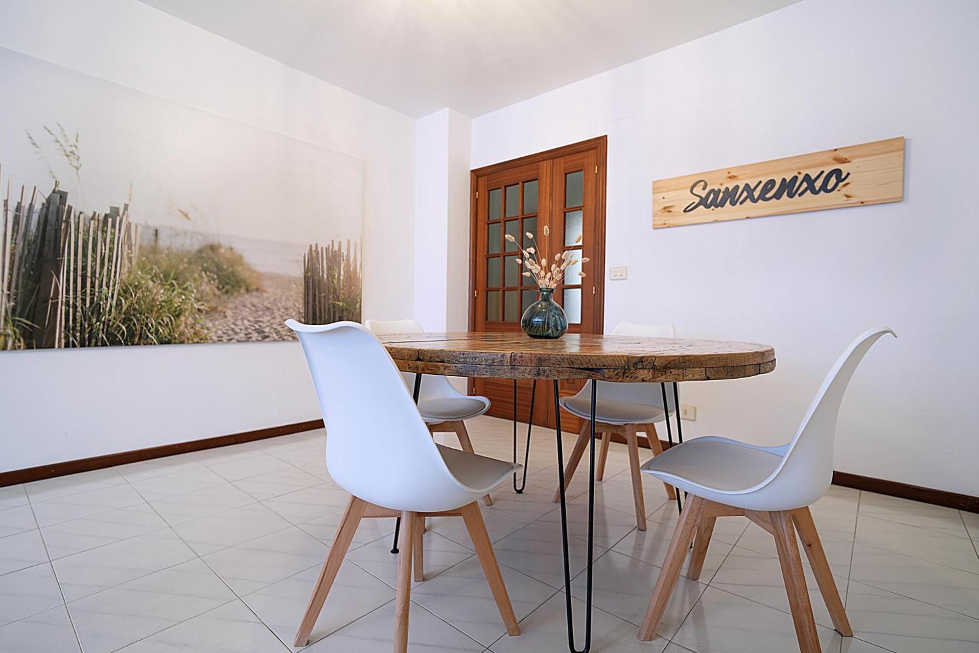 Apartamento De Playa En Sanxenxo Con Parking Bagian luar foto